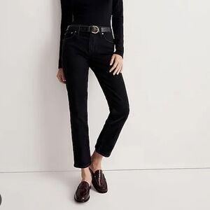 MADEWELL Mid-Rise Perfect Vintage Jean Black Wash